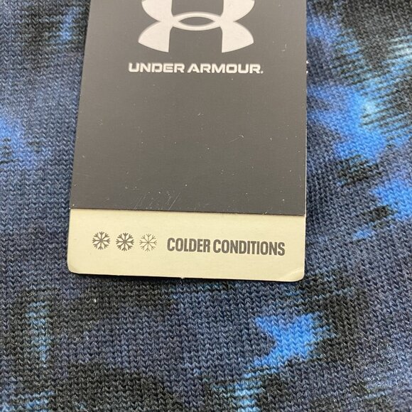 UNDER ARMOUR Men's Rib Knit Tie-Dye Beanie Hat Skull Watch Ski Cap Blue New - Picture 6 of 15